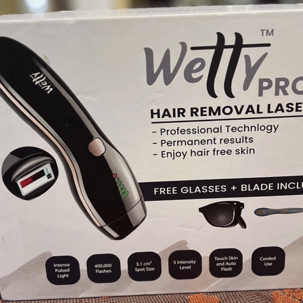 Wetty Hair Removal Laser NIB (epilator)
